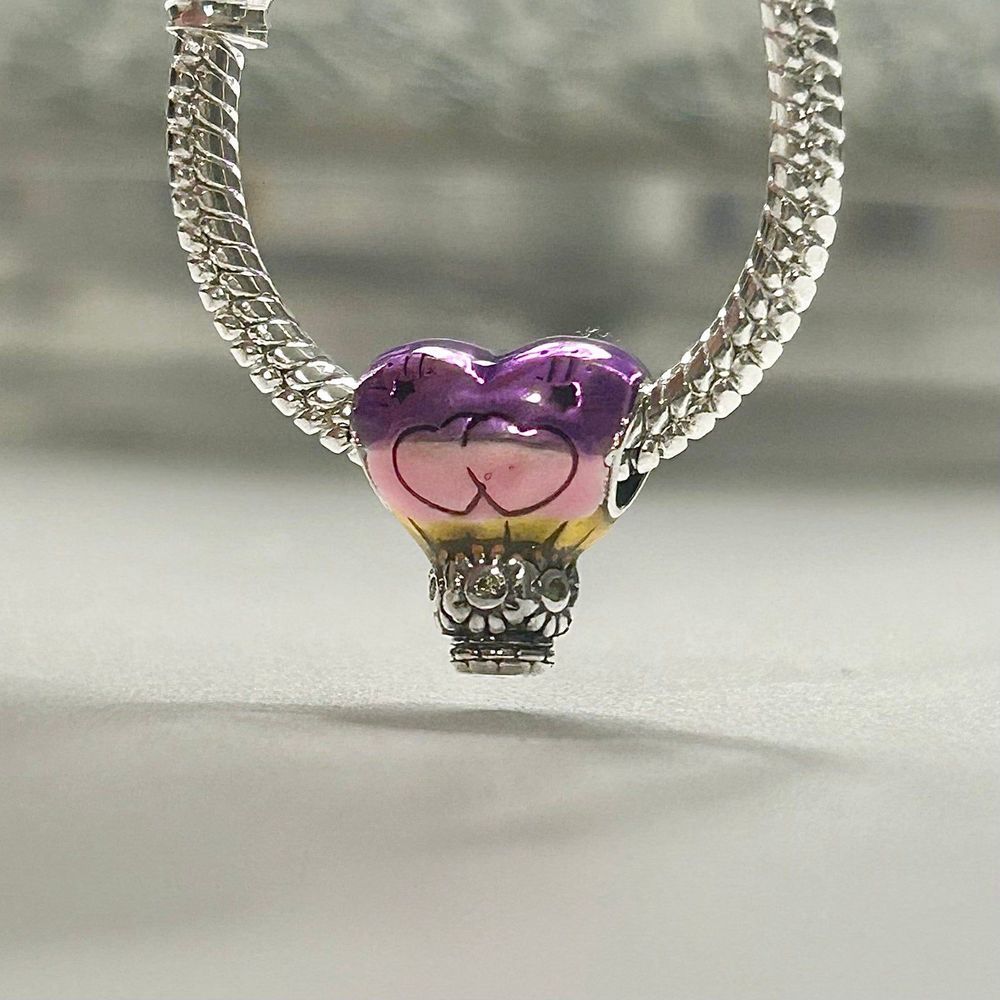 Happy Birthday Heart Balloon Charm - Picture 4 of 9